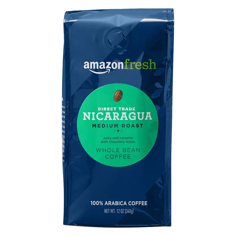 Nicaragua Whole Bean Coffee, 12 oz